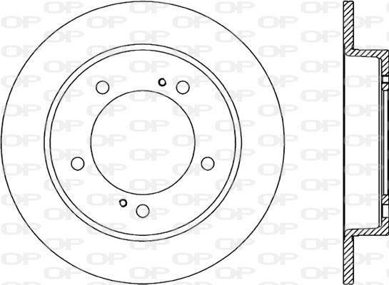 Open Parts BDA1498.10 - Bremžu diski autodraugiem.lv