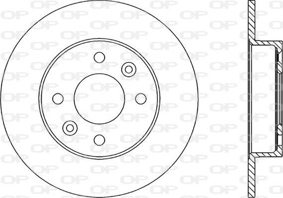 Open Parts BDA1447.10 - Bremžu diski autodraugiem.lv