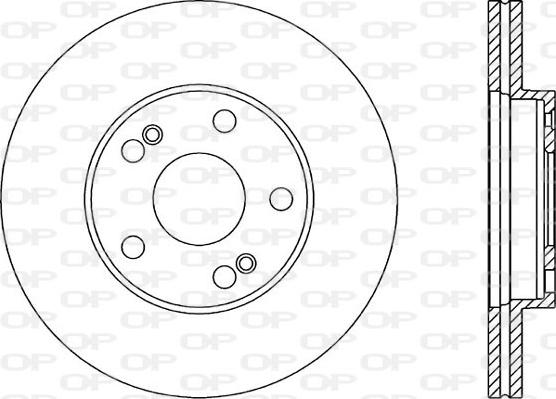 Open Parts BDA1465.20 - Bremžu diski autodraugiem.lv