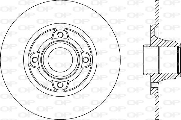 Open Parts BDA1461.10 - Bremžu diski autodraugiem.lv
