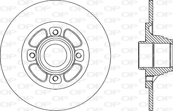 Open Parts BDA1463.10 - Bremžu diski autodraugiem.lv