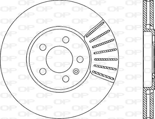 Open Parts BDA1591.20 - Bremžu diski autodraugiem.lv