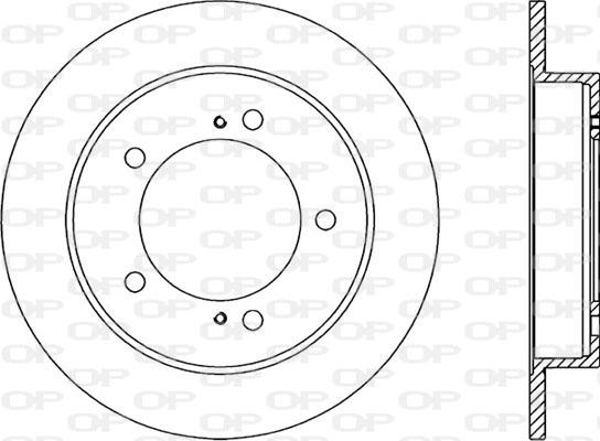 Open Parts BDA1504.10 - Bremžu diski autodraugiem.lv