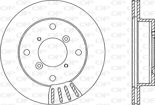 Open Parts BDA1505.20 - Bremžu diski autodraugiem.lv
