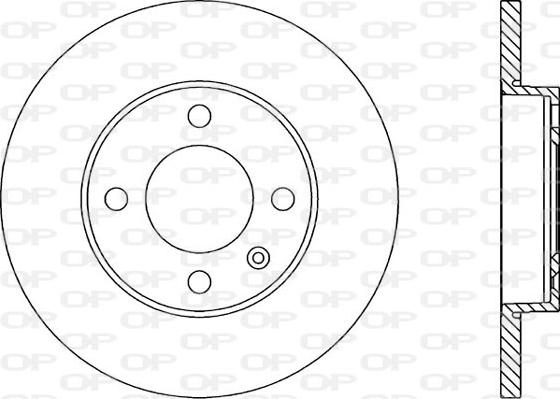 Open Parts BDA1574.10 - Bremžu diski autodraugiem.lv