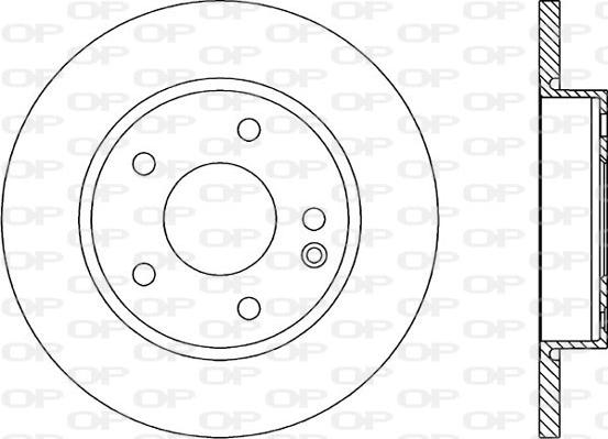 Open Parts BDA1699.10 - Bremžu diski autodraugiem.lv