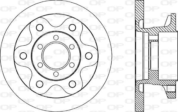 Open Parts BDA1690.10 - Bremžu diski autodraugiem.lv