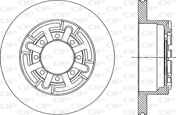 Open Parts BDA1691.10 - Bremžu diski autodraugiem.lv