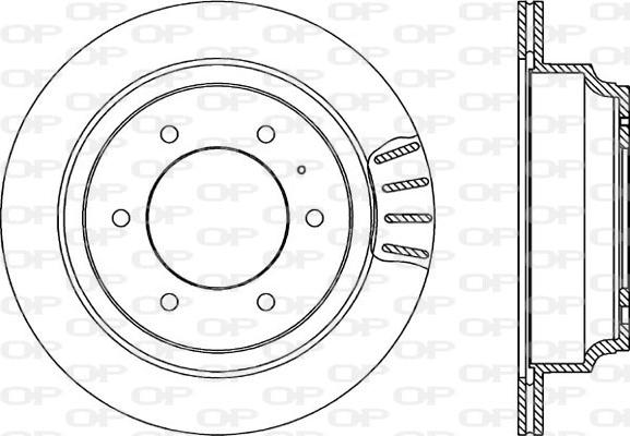 Open Parts BDA1654.20 - Bremžu diski autodraugiem.lv