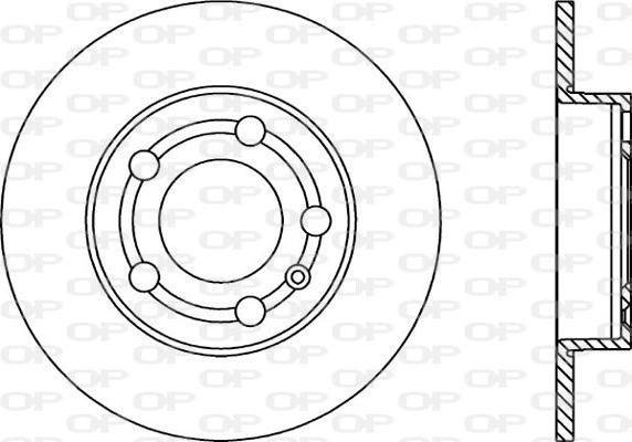 Open Parts BDA1668.10 - Bremžu diski autodraugiem.lv