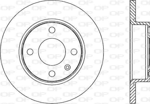 Open Parts BDA1670.10 - Bremžu diski autodraugiem.lv