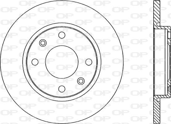 Open Parts BDA1671.10 - Bremžu diski autodraugiem.lv