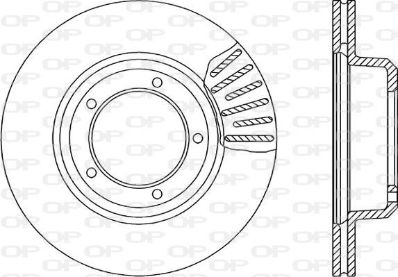 Open Parts BDA1064.20 - Bremžu diski autodraugiem.lv