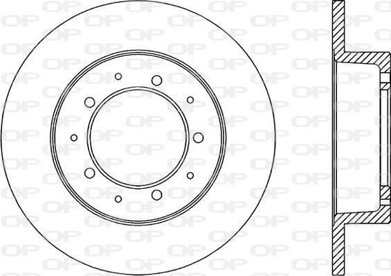Open Parts BDA1061.10 - Bremžu diski autodraugiem.lv