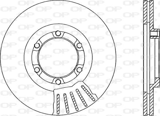 Open Parts BDA1067.20 - Bremžu diski autodraugiem.lv