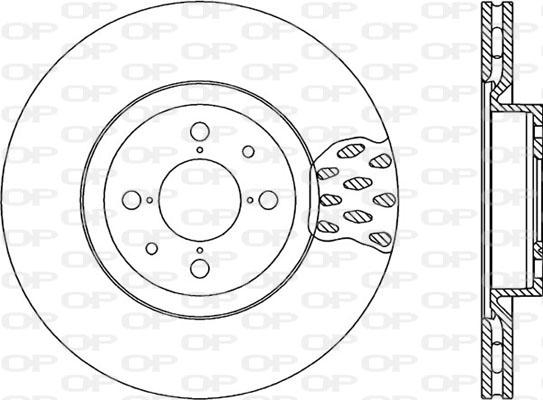Open Parts BDA1016.20 - Bremžu diski autodraugiem.lv