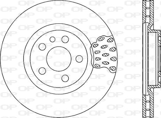 Open Parts BDA1018.20 - Bremžu diski autodraugiem.lv