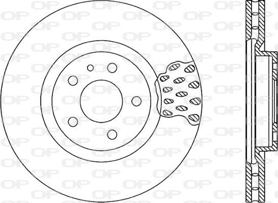 Open Parts BDA1017.20 - Bremžu diski autodraugiem.lv