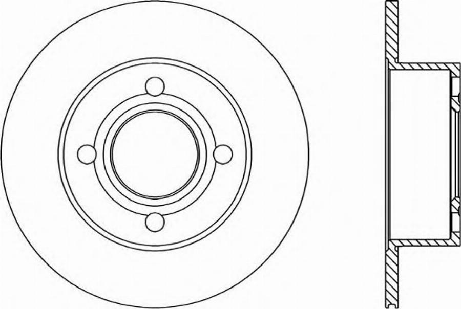 Open Parts BDA1025.10 - Bremžu diski autodraugiem.lv