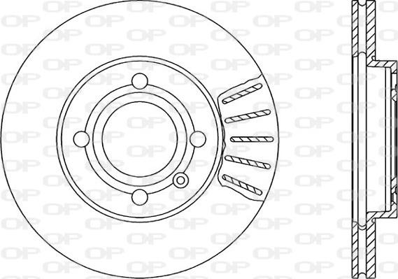 Open Parts BDA1027.20 - Bremžu diski autodraugiem.lv