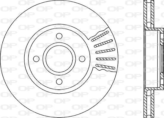 Open Parts BDA1190.20 - Bremžu diski autodraugiem.lv