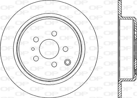 Open Parts BDA1149.10 - Bremžu diski autodraugiem.lv