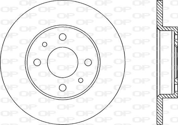 Open Parts BDR1144.10 - Bremžu diski autodraugiem.lv