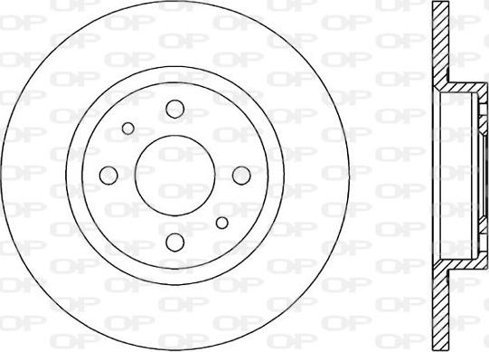 Open Parts BDR1145.10 - Bremžu diski autodraugiem.lv