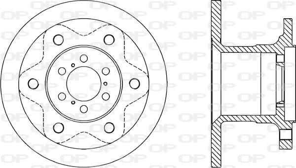 Open Parts BDA1143.10 - Bremžu diski autodraugiem.lv