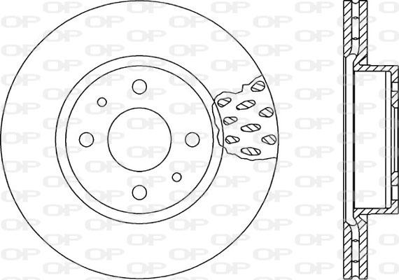 Open Parts BDA1147.20 - Bremžu diski autodraugiem.lv