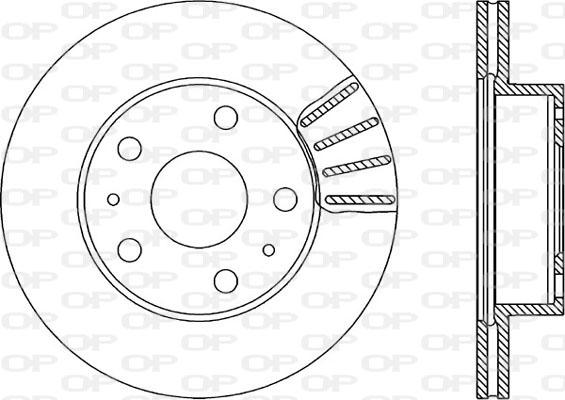 Open Parts BDA1152.20 - Bremžu diski autodraugiem.lv