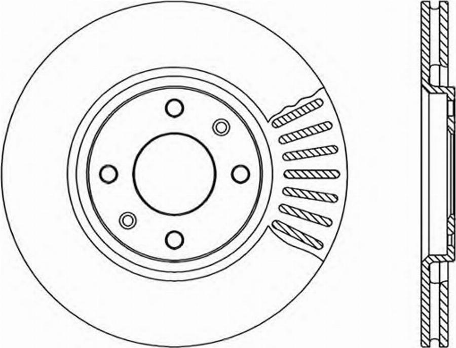 Open Parts BDA1112.20 - Bremžu diski autodraugiem.lv