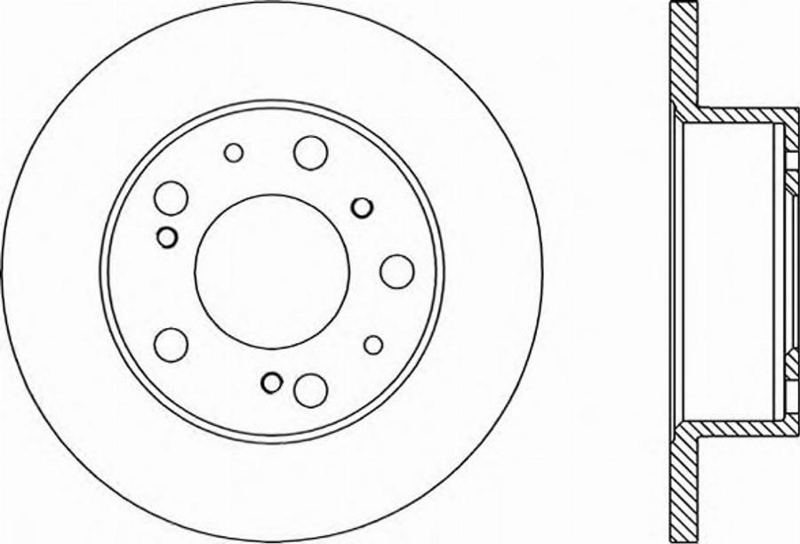 Open Parts BDA113410 - Bremžu diski autodraugiem.lv