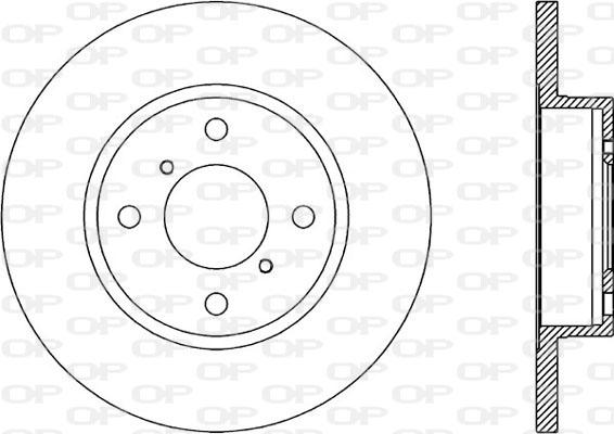 Open Parts BDA1857.10 - Bremžu diski autodraugiem.lv