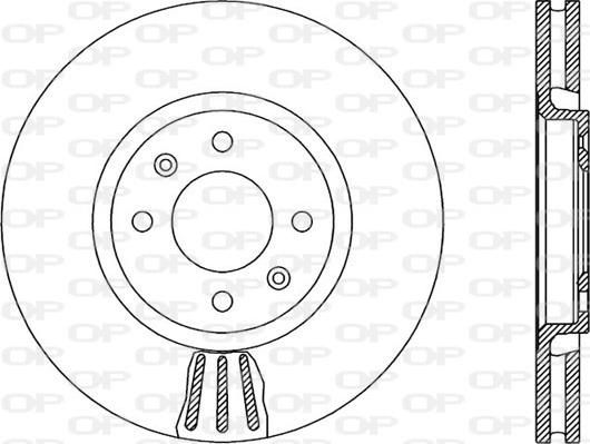 Open Parts BDA1865.20 - Bremžu diski autodraugiem.lv