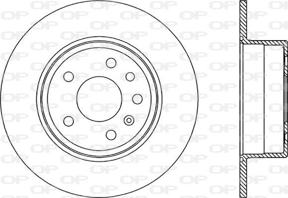 Open Parts BDA1805.10 - Bremžu diski autodraugiem.lv