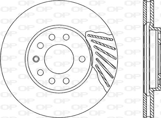 Open Parts BDA1808.20 - Bremžu diski autodraugiem.lv