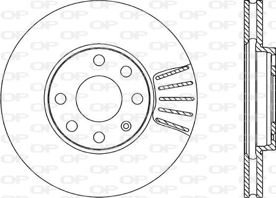 Open Parts BDA1807.20 - Bremžu diski autodraugiem.lv