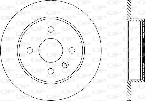 Open Parts BDA1810.10 - Bremžu diski autodraugiem.lv