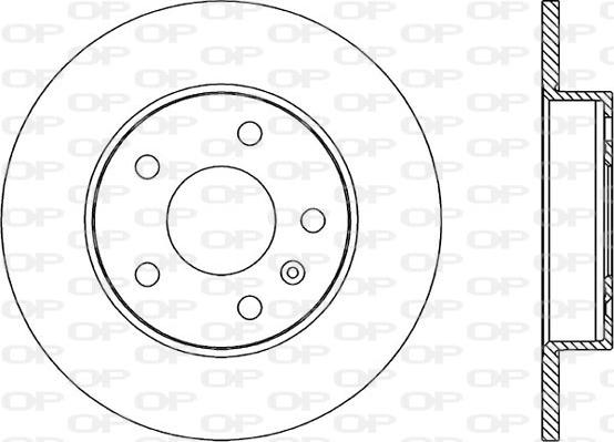 Open Parts BDA1811.10 - Bremžu diski autodraugiem.lv