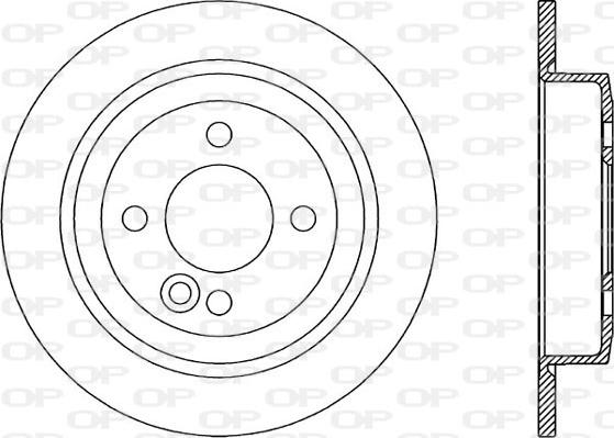 Open Parts BDR1889.10 - Bremžu diski autodraugiem.lv