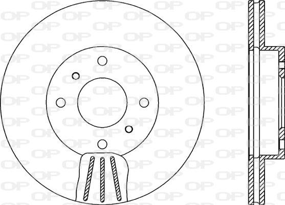 Open Parts BDA1885.20 - Bremžu diski autodraugiem.lv