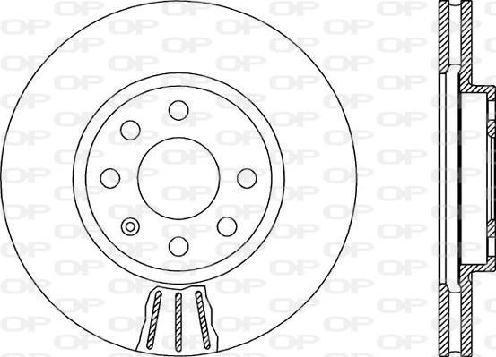 Open Parts BDA1880.20 - Bremžu diski autodraugiem.lv