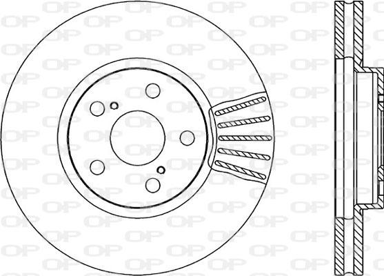 Open Parts BDA1829.20 - Bremžu diski autodraugiem.lv