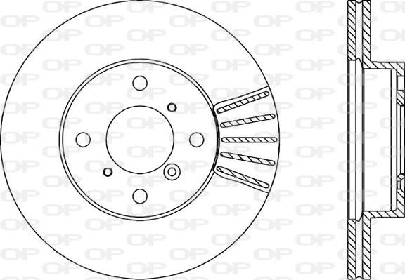 Open Parts BDA1823.20 - Bremžu diski autodraugiem.lv