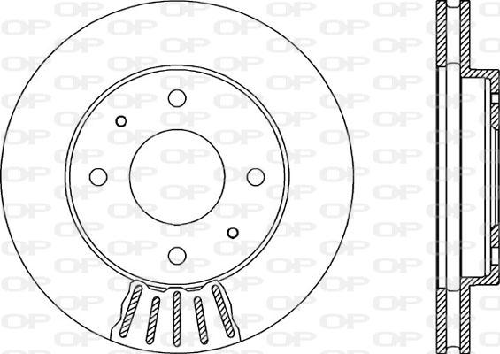 Open Parts BDA1870.20 - Bremžu diski autodraugiem.lv