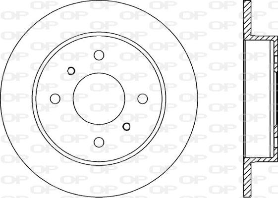 Open Parts BDA1391.10 - Bremžu diski autodraugiem.lv