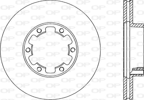 Open Parts BDA1398.20 - Bremžu diski autodraugiem.lv