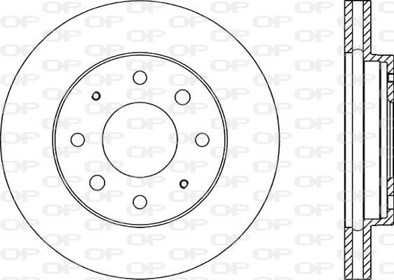 Open Parts BDA1345.20 - Bremžu diski autodraugiem.lv