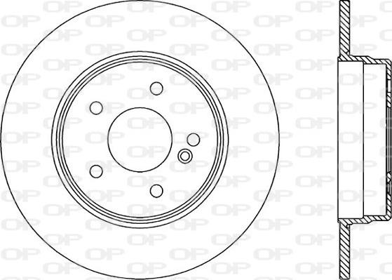 Open Parts BDA1316.10 - Bremžu diski autodraugiem.lv